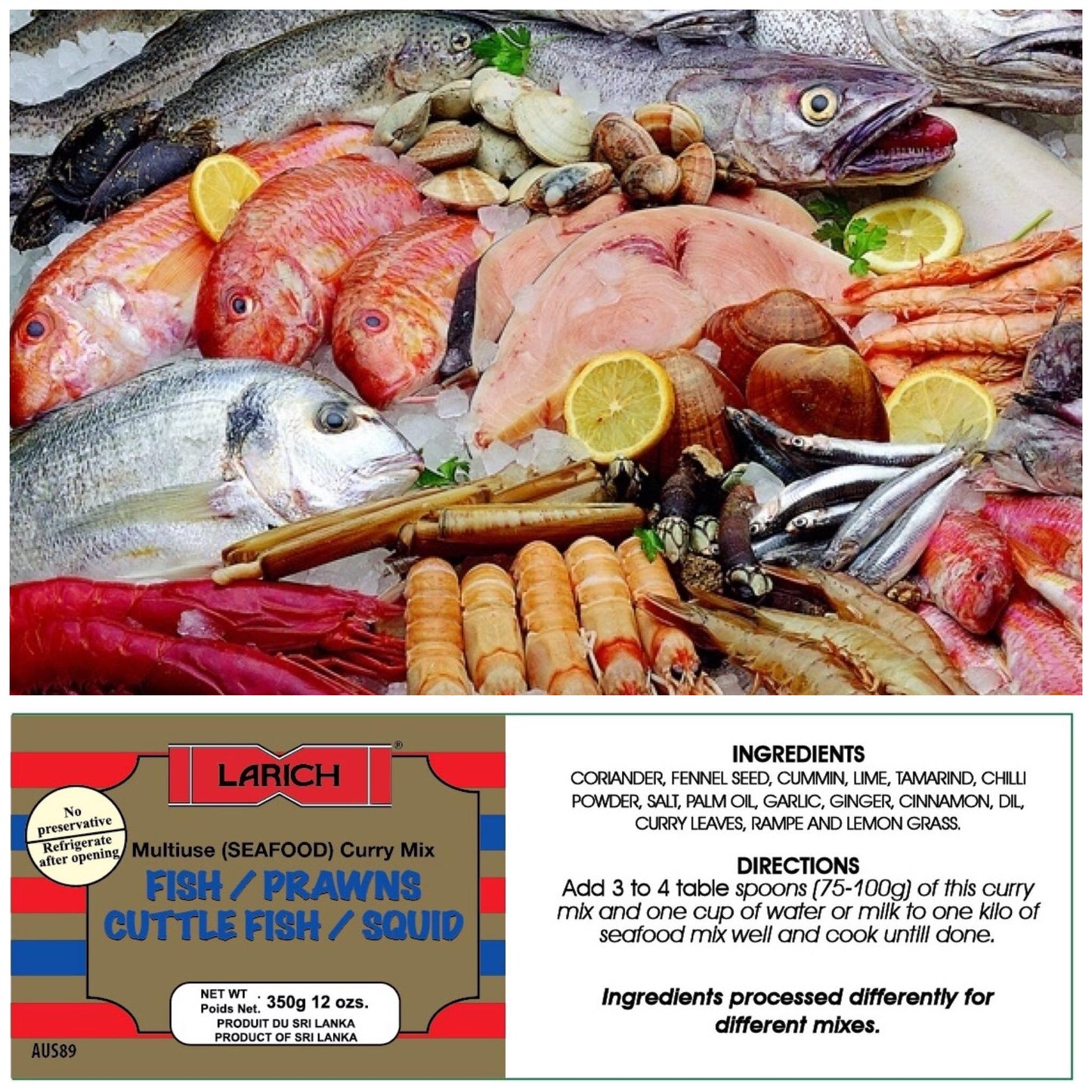 Multiuse Sea Food Curry Mix