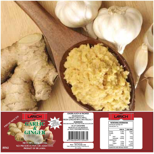 Minced Garlic and Ginger Paste 300g